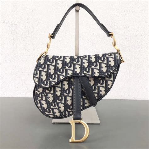 dior saddle bag blue dior oblique jacquard for women